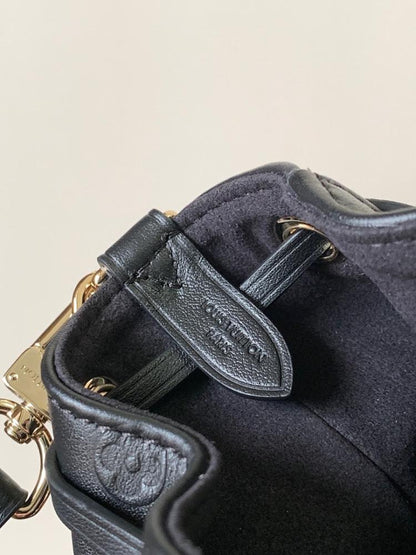 Italian-Inspired Stylish Monogram Calfskin Shoulder Bag