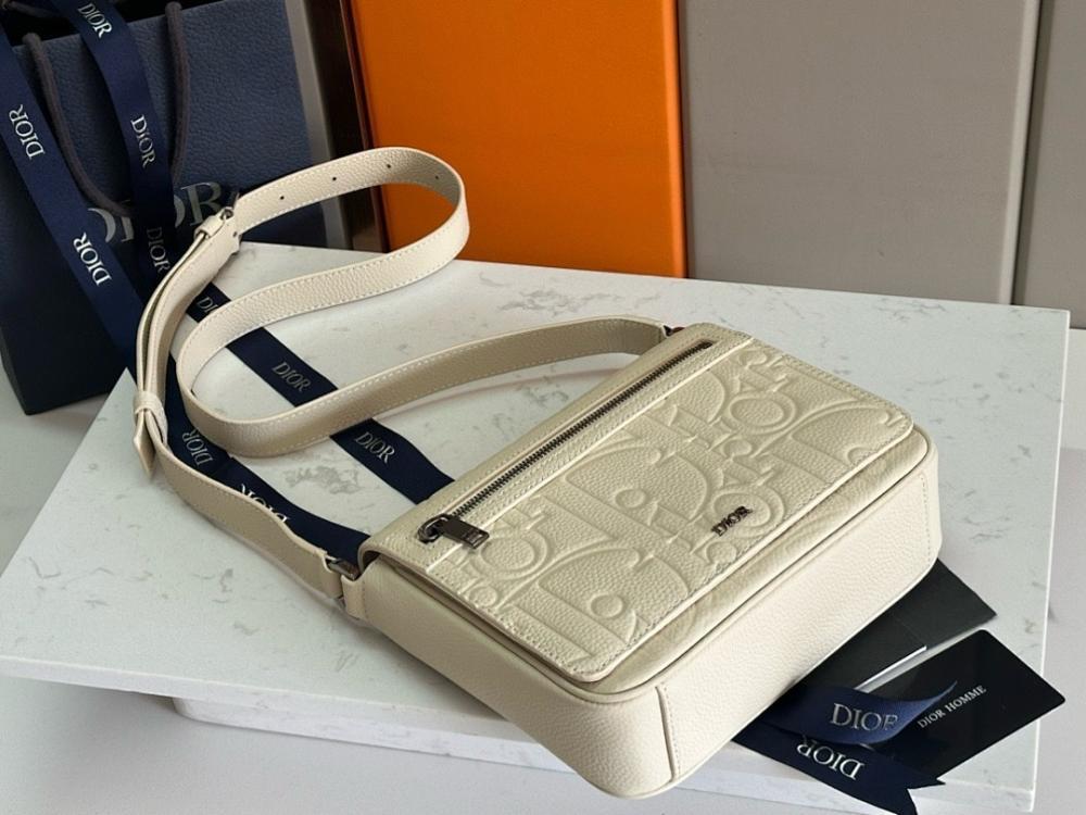 Modern Premium Black Printed Calfskin Shoulder Bag
