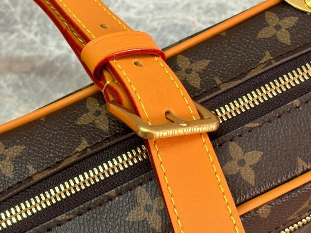 Modern Monogram Leather Top Handle Bag – Limited Edition