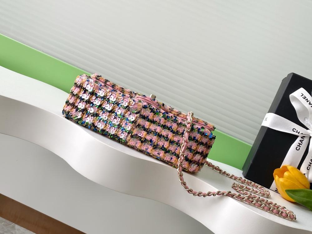 Embroidered Top Handle Bag