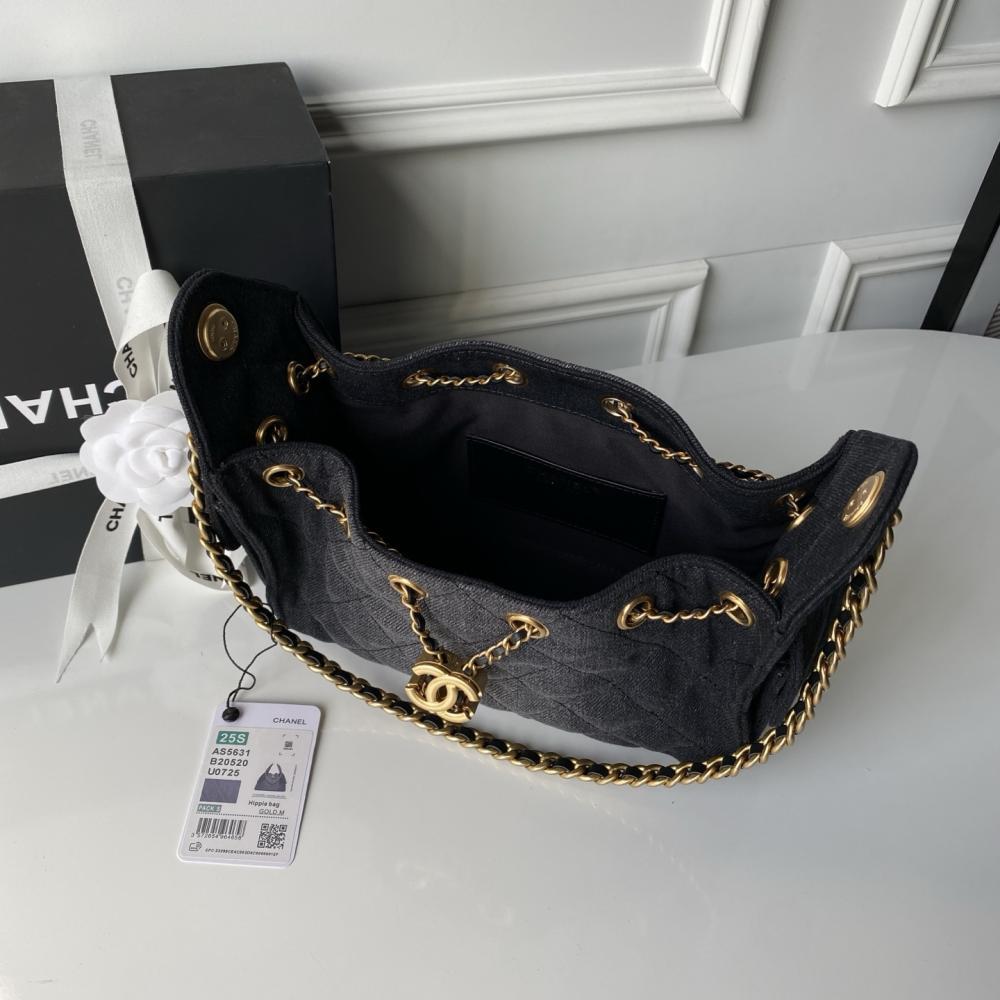 Denim Hobo Bag