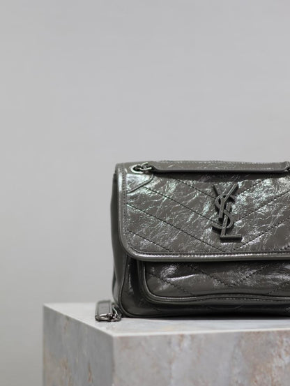 Leather Top Handle Bag