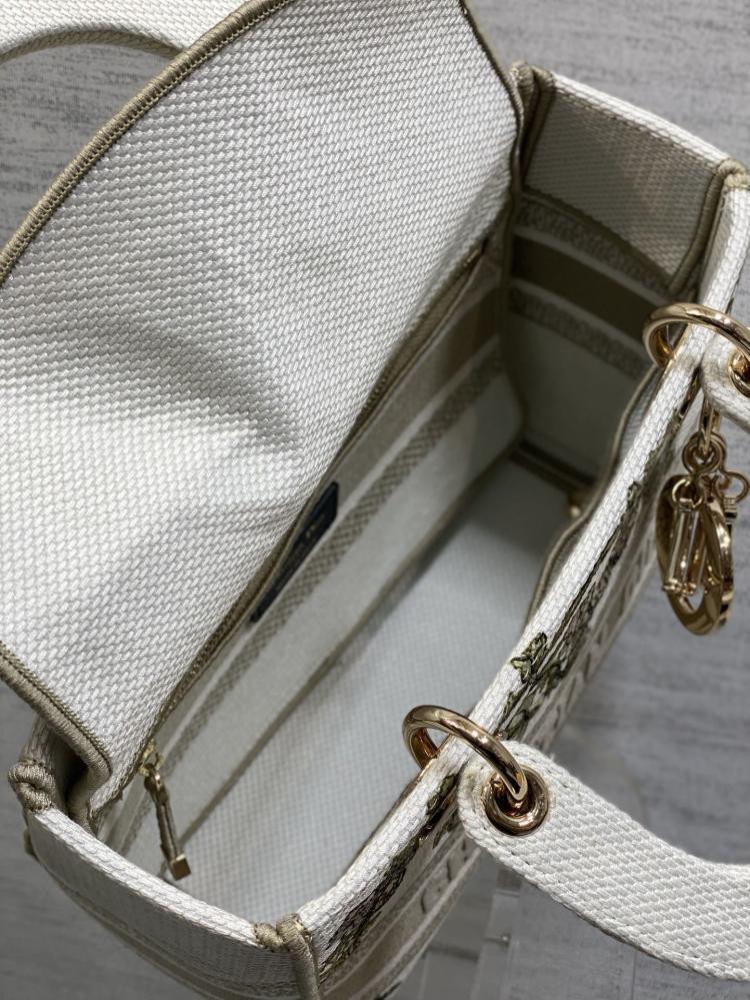 Embroidered Top Handle Bag