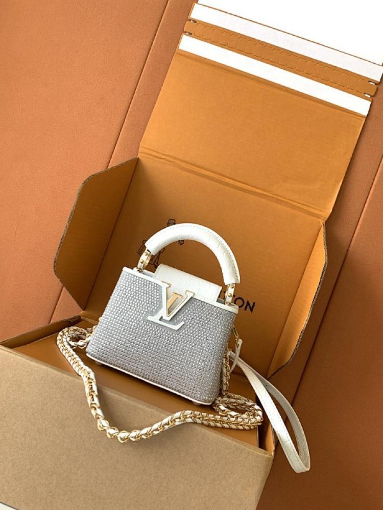 Luxury Crystal-Embellished Leather Wallet