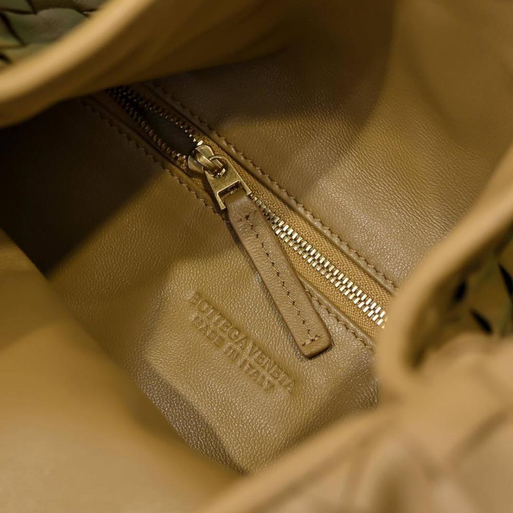 Woven Leather Top Handle Bag