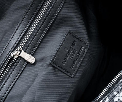 Luxury Refined Monogram Denim Top Handle Bag