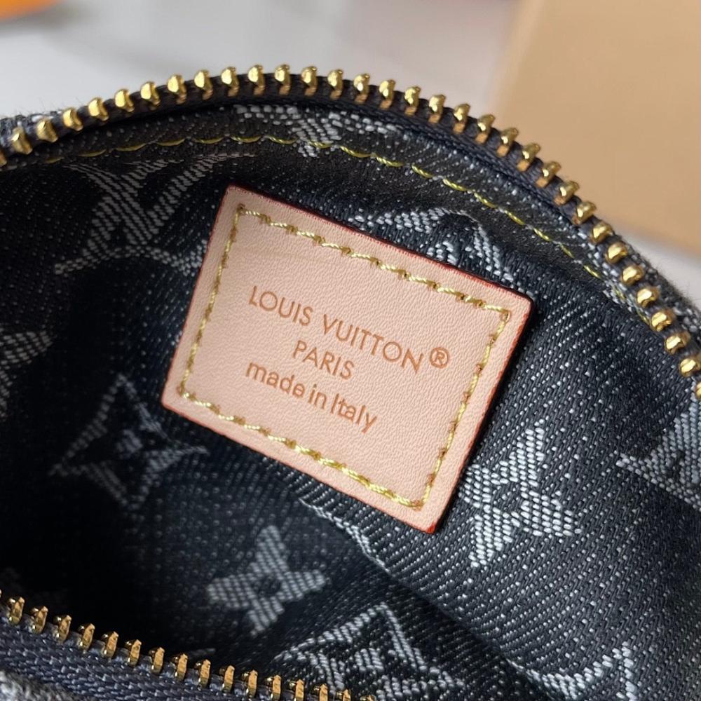 Speedy Denim Top Handle Bag