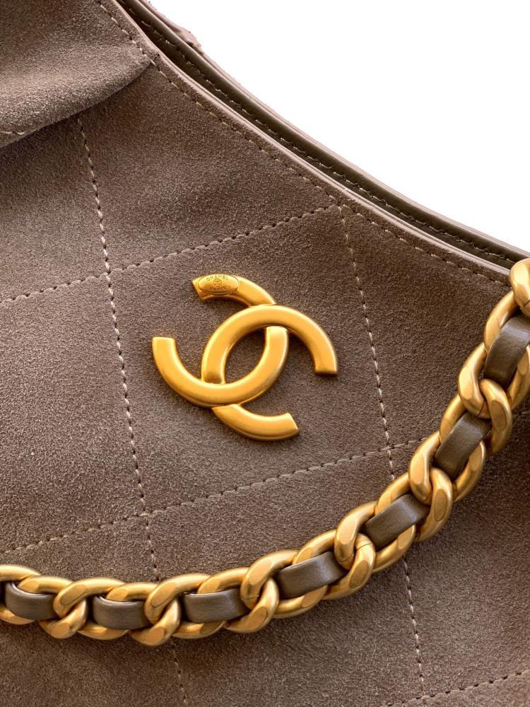 Suede Hobo Bag