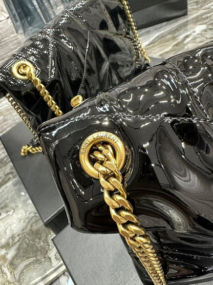 Classic Gold Quilted Leather Shoulder Bag – Special Edition