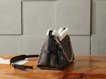 CarryAll Monogram Lambskin Shoulder Bag