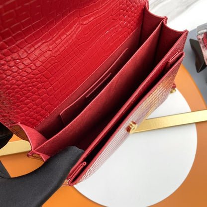 Leather Top Handle Bag