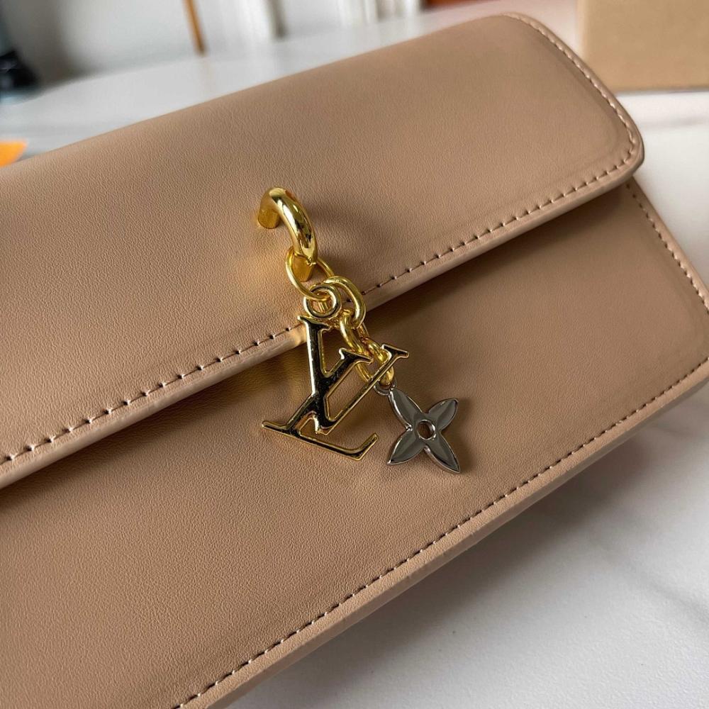 Modern Luxury Monogram Leather Shoulder Bag