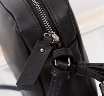 Italian-Inspired Luxury Calfskin Crossbody Bag