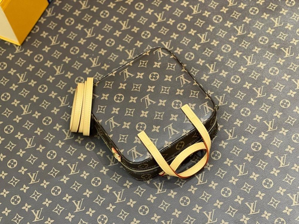 Luxury Refined Gold Monogram Leather Shoulder Bag