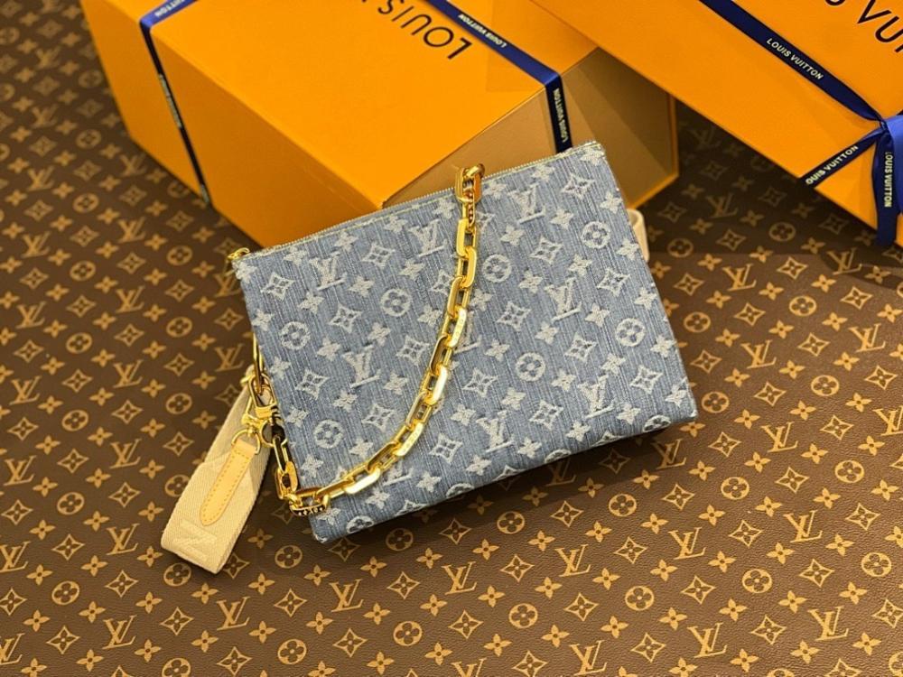 Italian-Inspired Luxury Blue Woven Denim Shoulder Bag