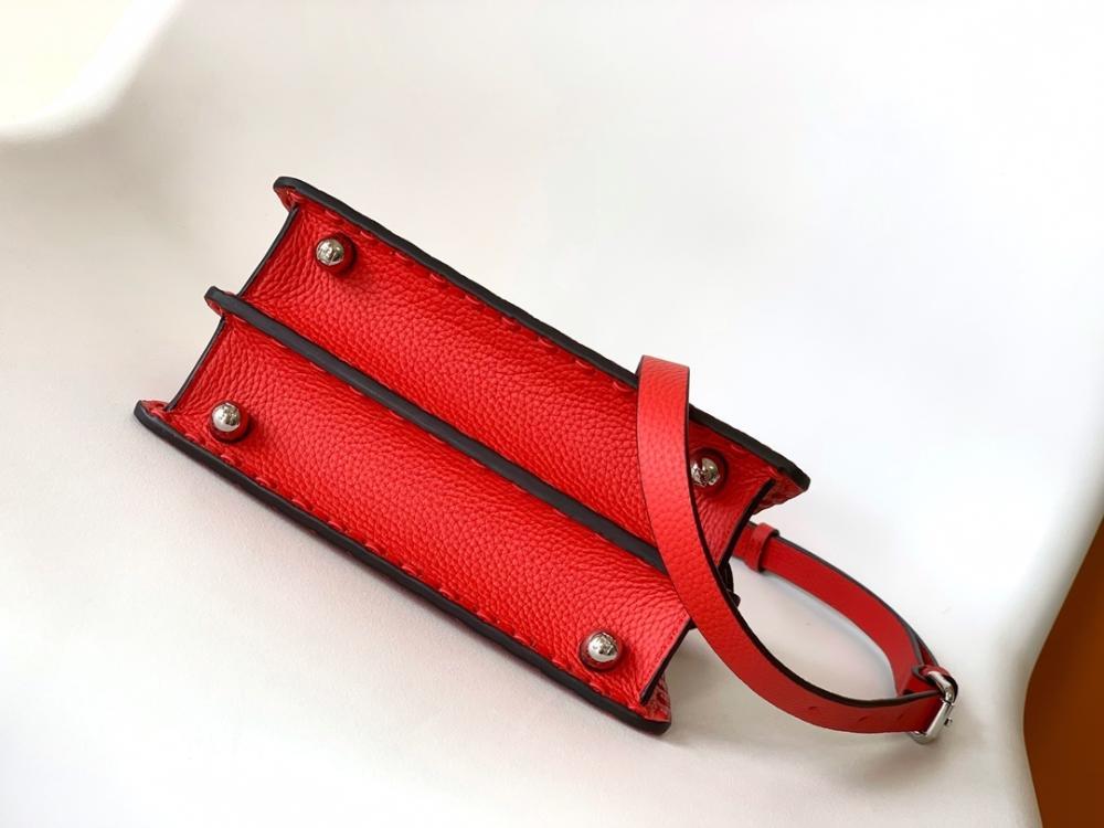 Calfskin Top Handle Bag