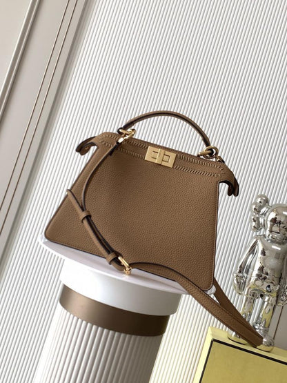 Calfskin Top Handle Bag