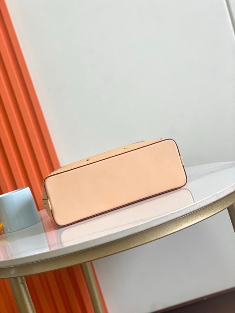 Stylish Refined Monogram Leather Top Handle Bag
