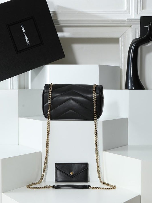 Loulou Leather Crossbody Bag