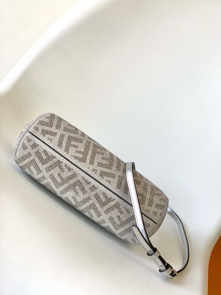 Crystal-Embellished Leather Wallet