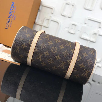 Leather Top Handle Bag