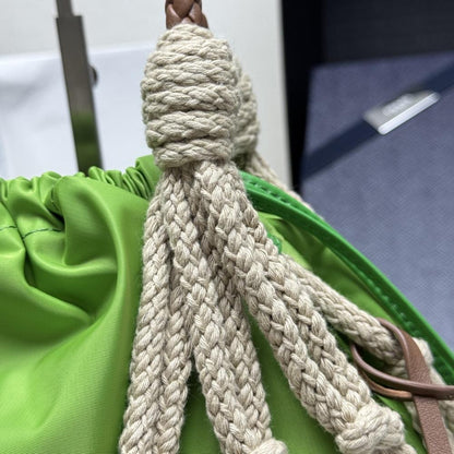 Embroidered Leather Top Handle Bag