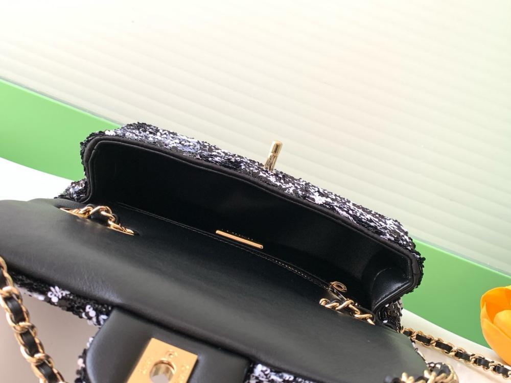 Embroidered Top Handle Bag