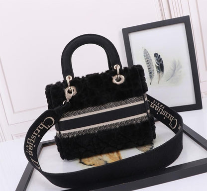 Modern Elegant Gold Embroidered Shoulder Bag