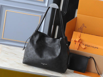 Modern Refined Silver Leather Top Handle Bag