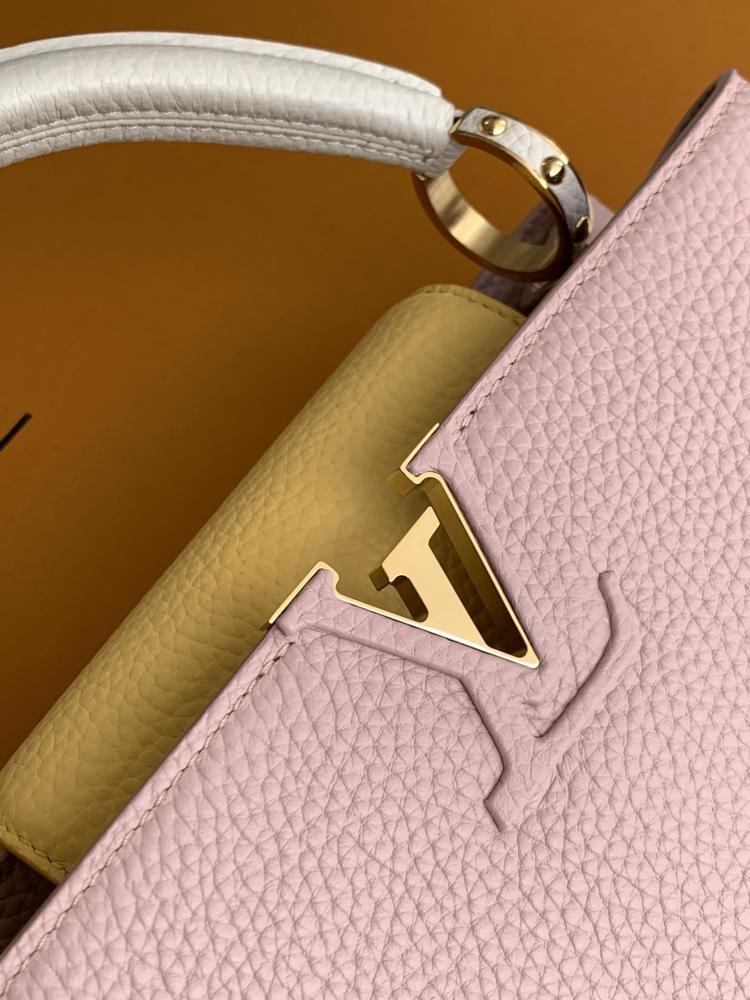 Gold Top Handle Bag