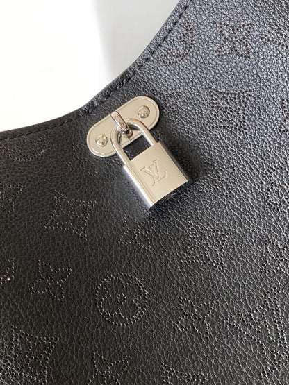 Modern Elegant Monogram Leather Shoulder Bag
