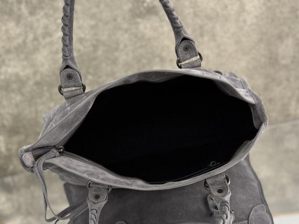 Leather Top Handle Bag