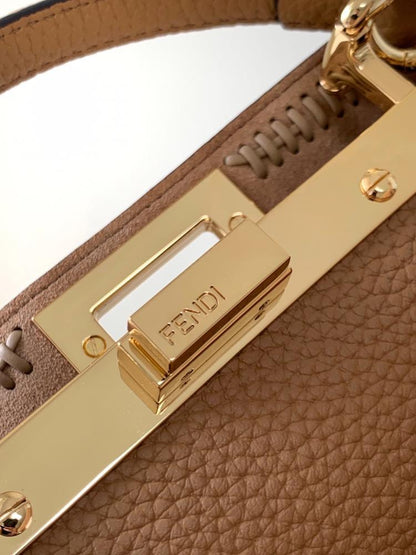 Calfskin Top Handle Bag