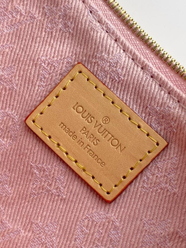 Italian-Inspired Elegant Gold Monogram Leather Crossbody Bag