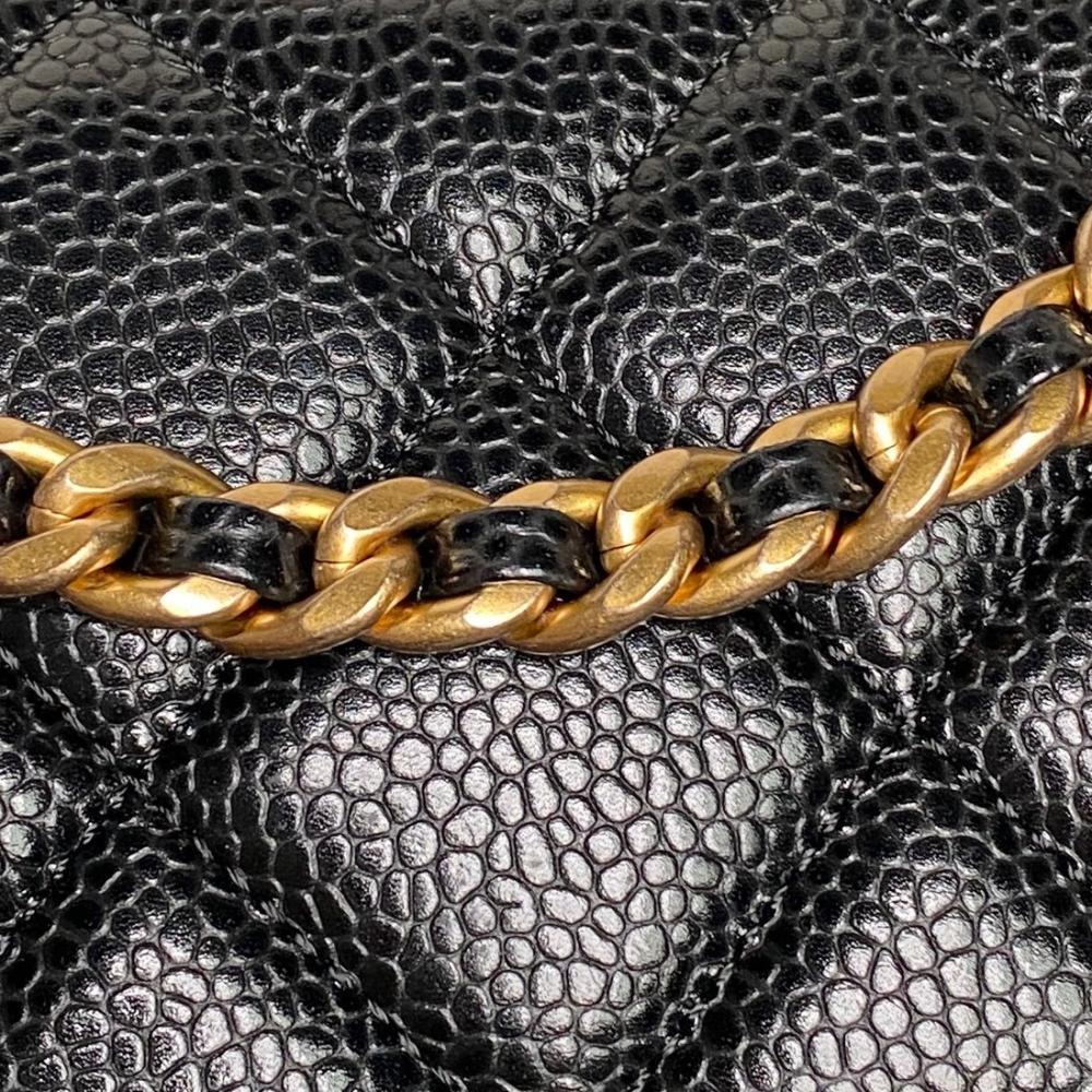 Gold Leather Shoulder Bag