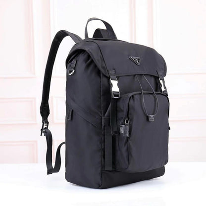 Modern Italian-Inspired Nylon Top Handle Bag