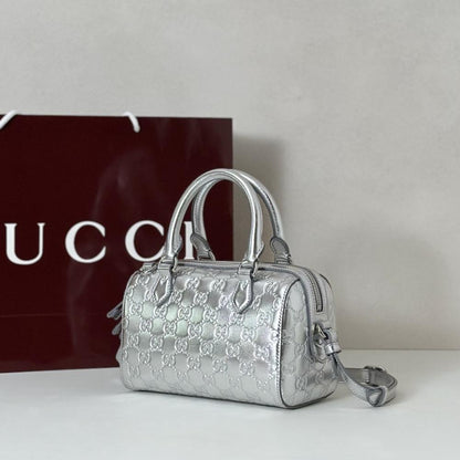 Leather Top Handle Bag