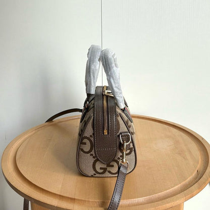 Stylish Refined Woven Top Handle Bag