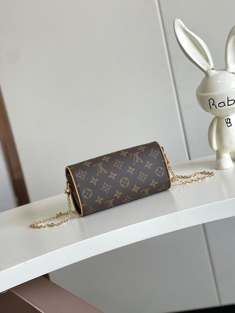 Elegant Stylish Monogram Leather Shoulder Bag