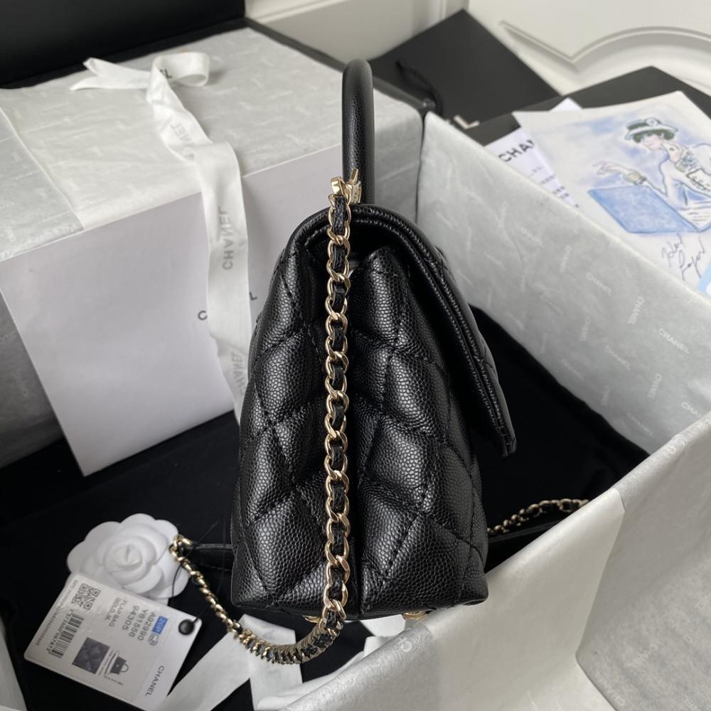 Classic Gold Top Handle Bag
