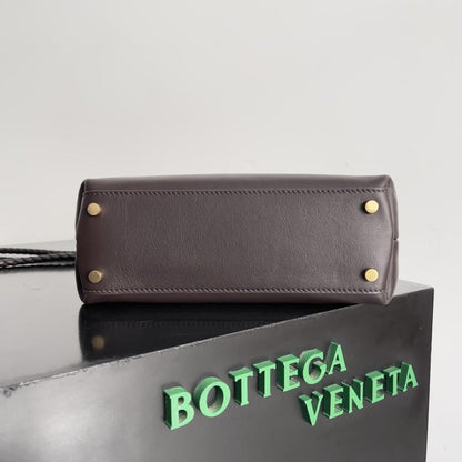 Leather Top Handle Bag