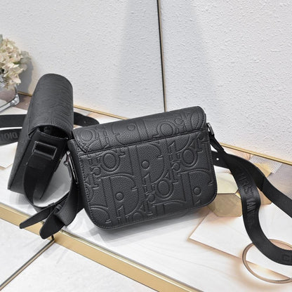 Stylish Premium Black Leather Shoulder Bag