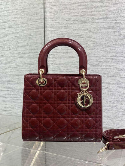 Leather Top Handle Bag