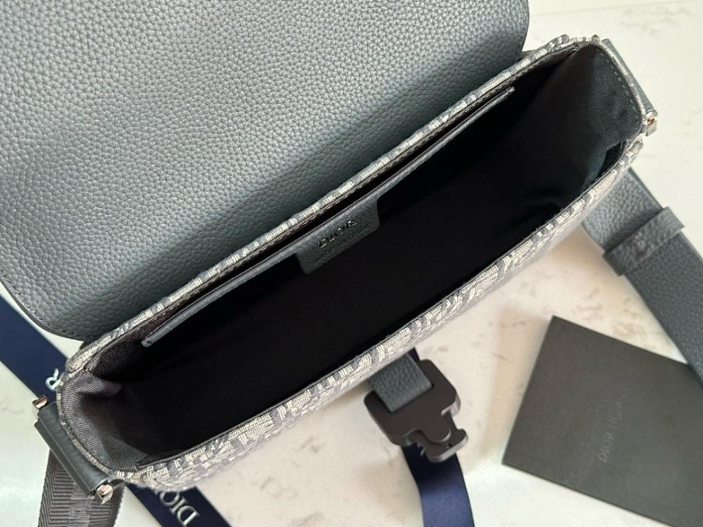 Saddle Printed Leather Crossbody Bag