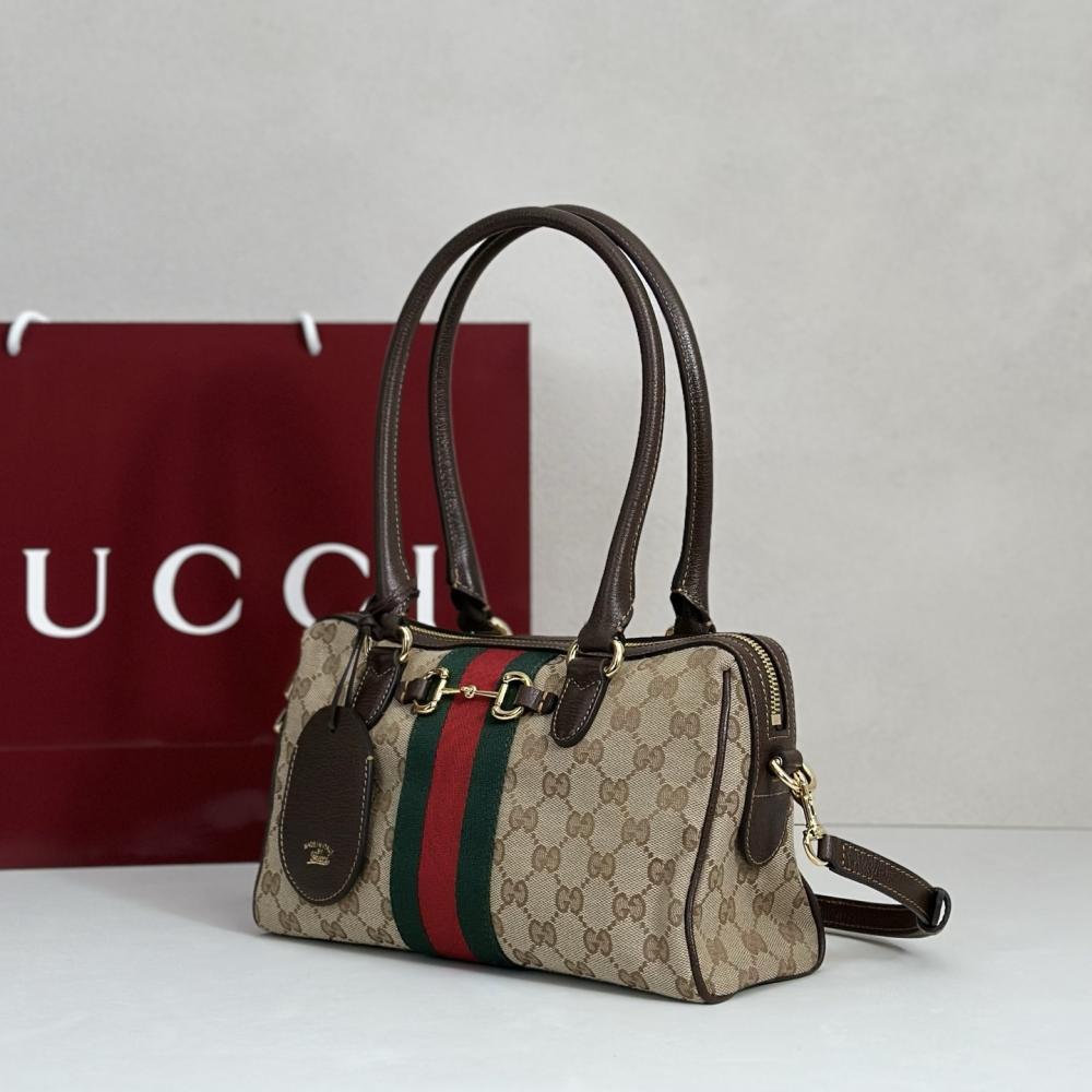 Leather Top Handle Bag