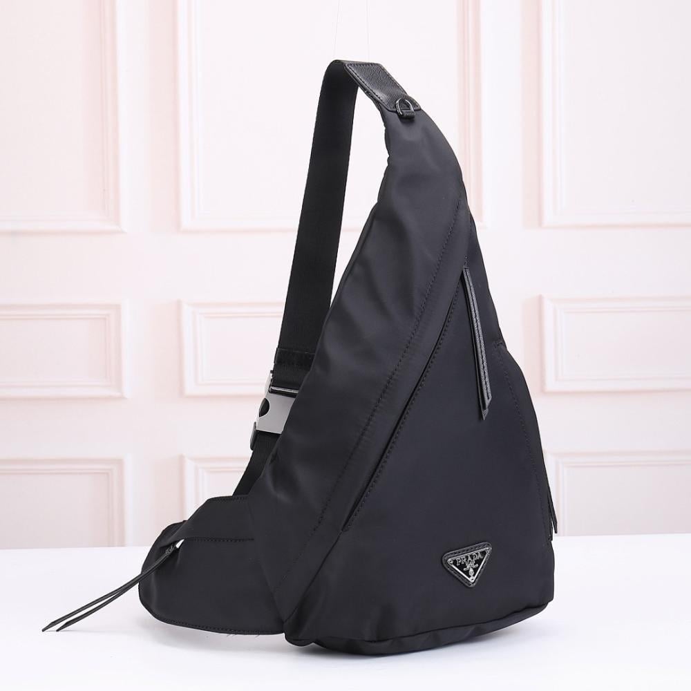 Modern Elegant Woven Nylon Shoulder Bag