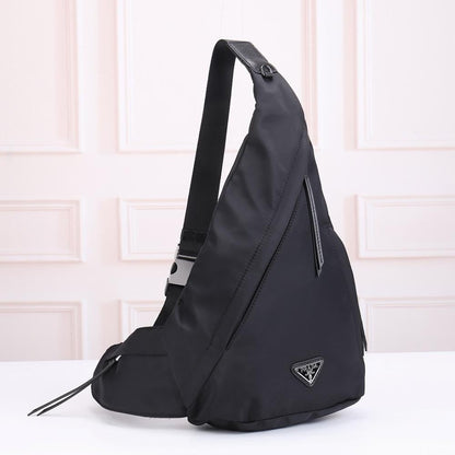 Modern Elegant Woven Nylon Shoulder Bag