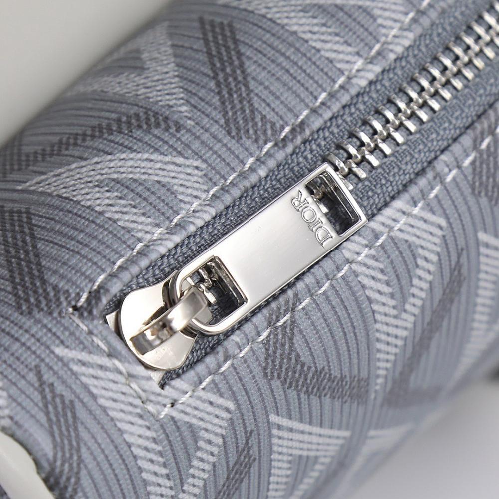 Saddle Monogram Calfskin Shoulder Bag