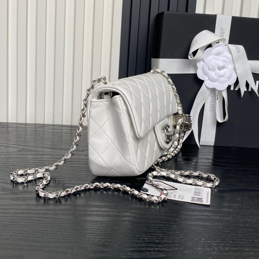 Gold Leather Top Handle Bag