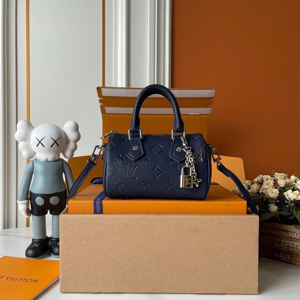 Speedy Monogram Leather Shoulder Bag